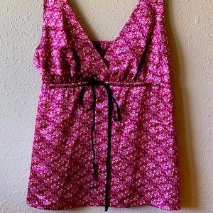Vintage Torrid Satin Sleeveless Blouse
